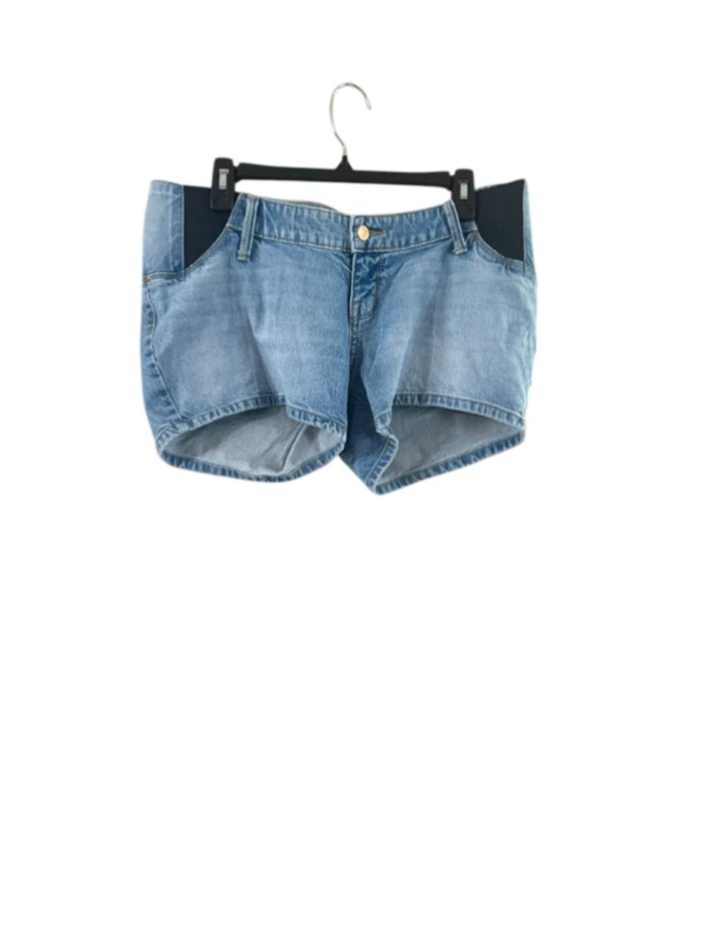 Women's Isabel Maternity by Ingrid & Isabel Blue Jean Shorts Size 6 - Picture 2 of 8